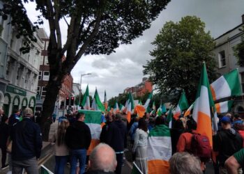 Anti Immigration protest in Cork, June 7th 2025